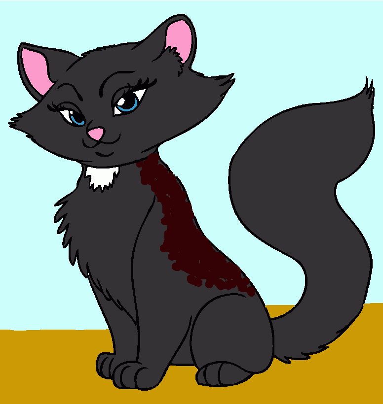 Gata Chola para colorear