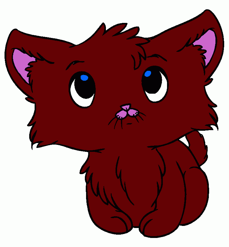 Gatita bebe para colorear