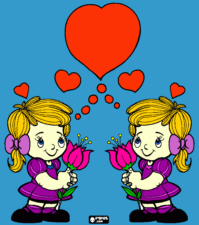 gemelas!!!!!!!!!!!!!!!!! para colorear