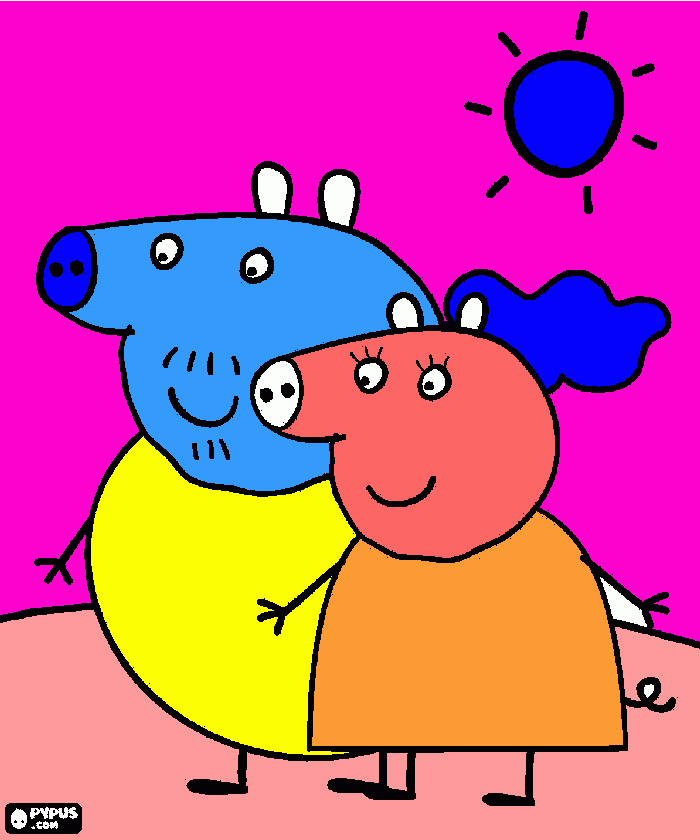 Genta para colorear