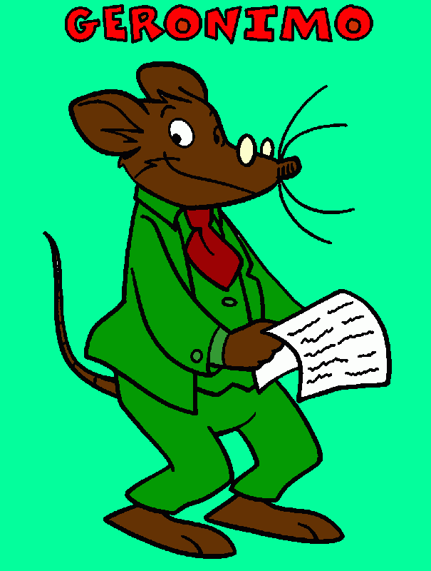 geronimo stilton para colorear