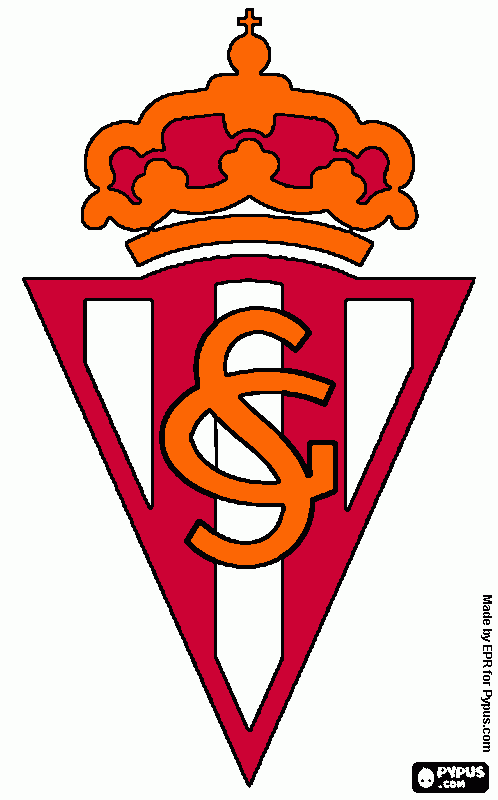 gijon para colorear