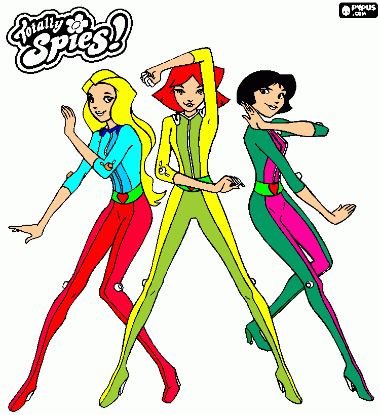girls powers para colorear