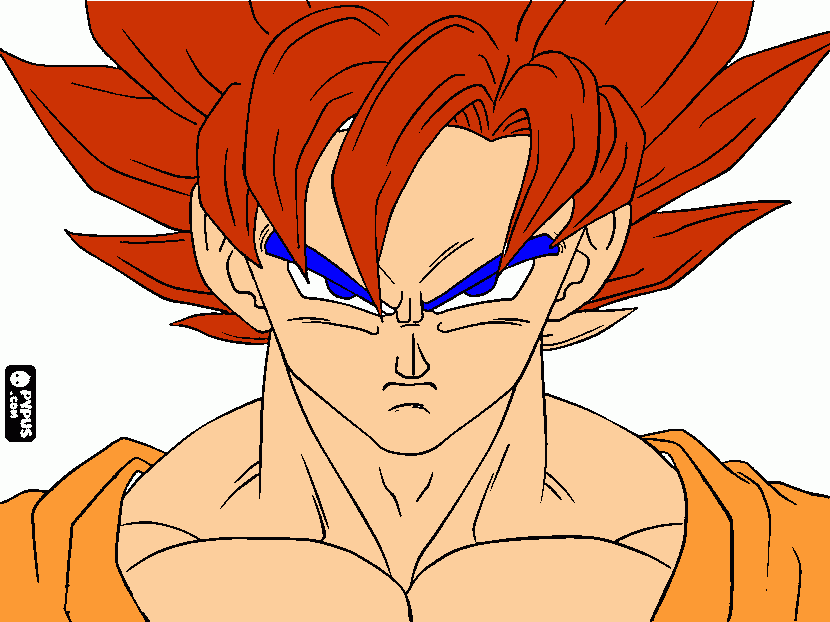 gocu normal para colorear