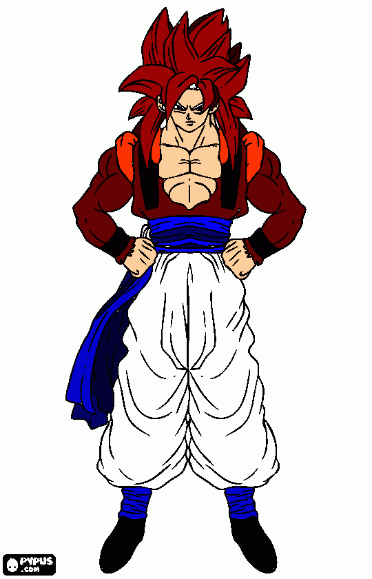 picture Gogeta Para Colorear gogeta super sa para colorear gogeta