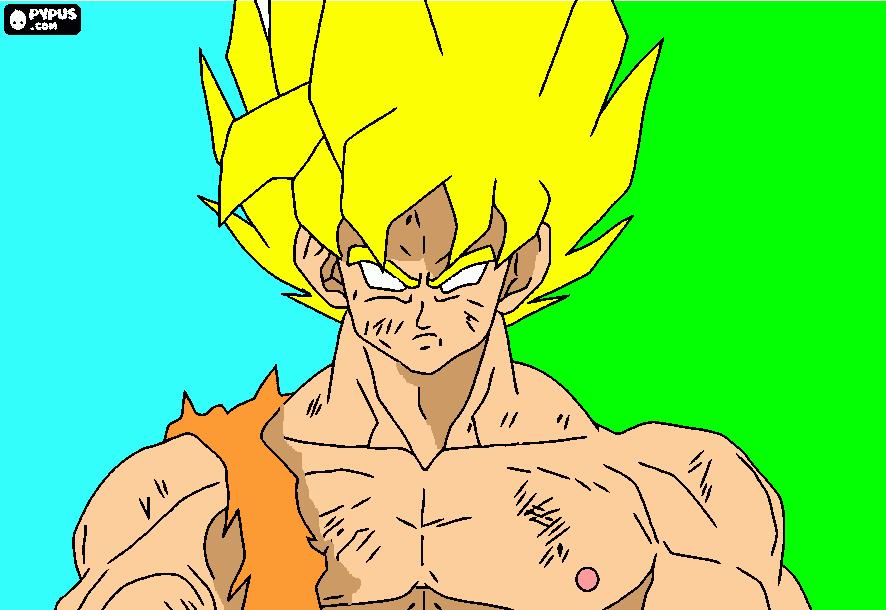 goku enojado pq para colorear, goku enojado pq para imprimir goku enojado pq para colorear, goku enojado pq para imprimir