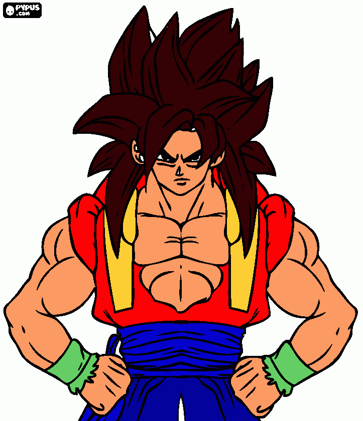 goku fase 5 para colorear, goku fase 5 para imprimir goku fase 5 para colorear, goku fase 5 para imprimir