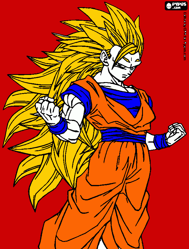 goku fase3 para colorear, goku fase3 para imprimir goku fase3 para colorear, goku fase3 para imprimir