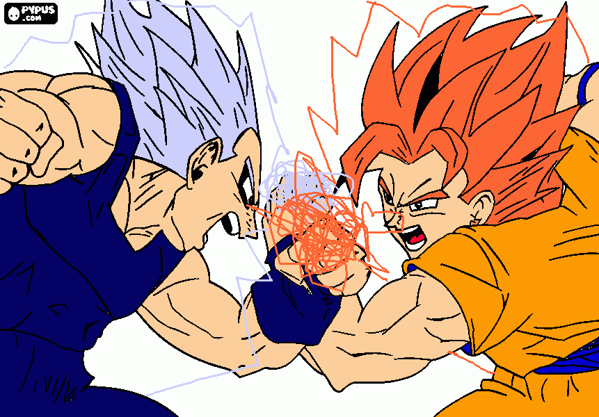 goku vs vegeta para colorear, goku vs vegeta para imprimir goku vs vegeta para colorear, goku vs vegeta para imprimir
