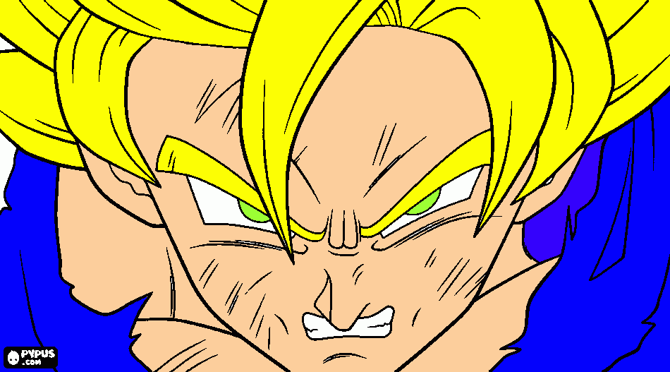 gokufurioso para colorear