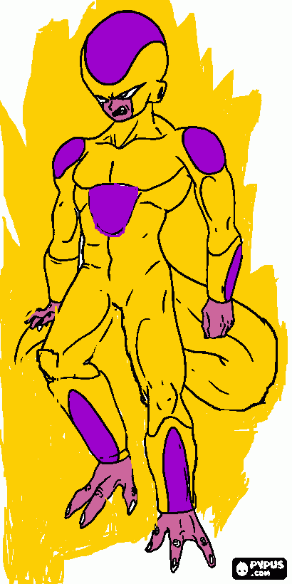 goldenfreezer para colorear