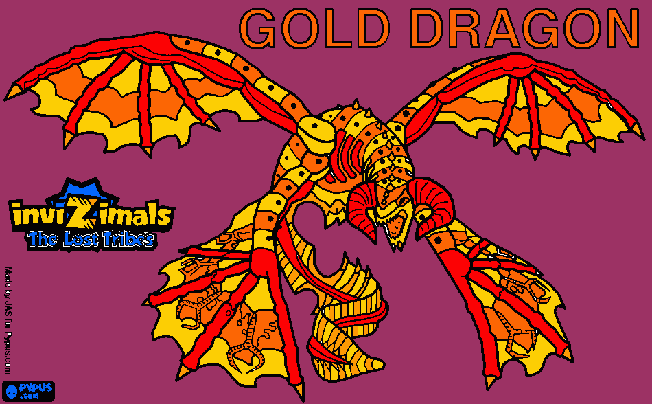 golo dragon para colorear