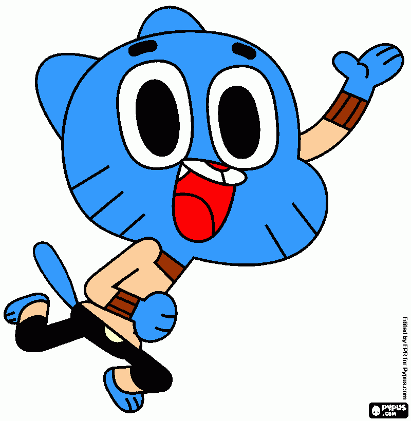 gomball para colorear