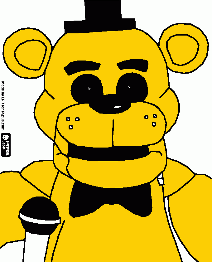 gonden  fredi para colorear