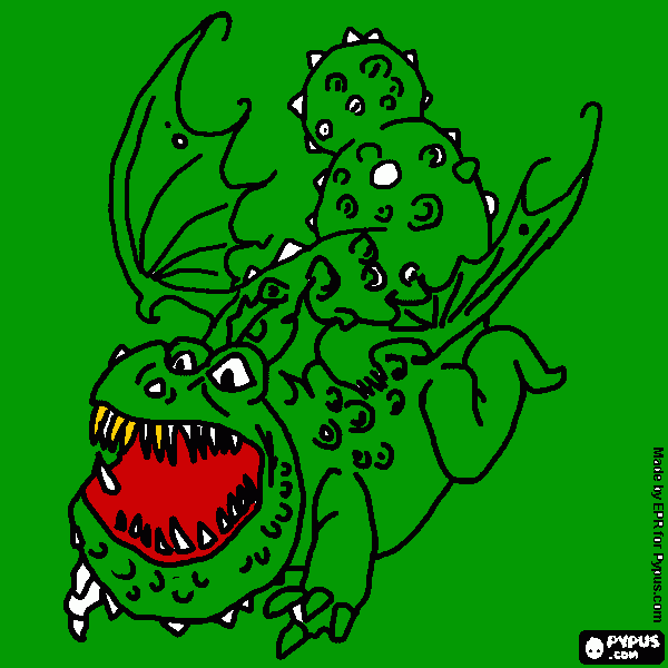 gorgontua para colorear