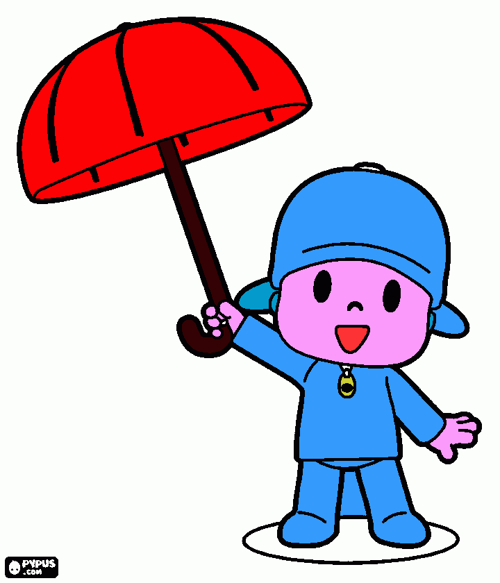 gorra  azul  cara  rosada para colorear