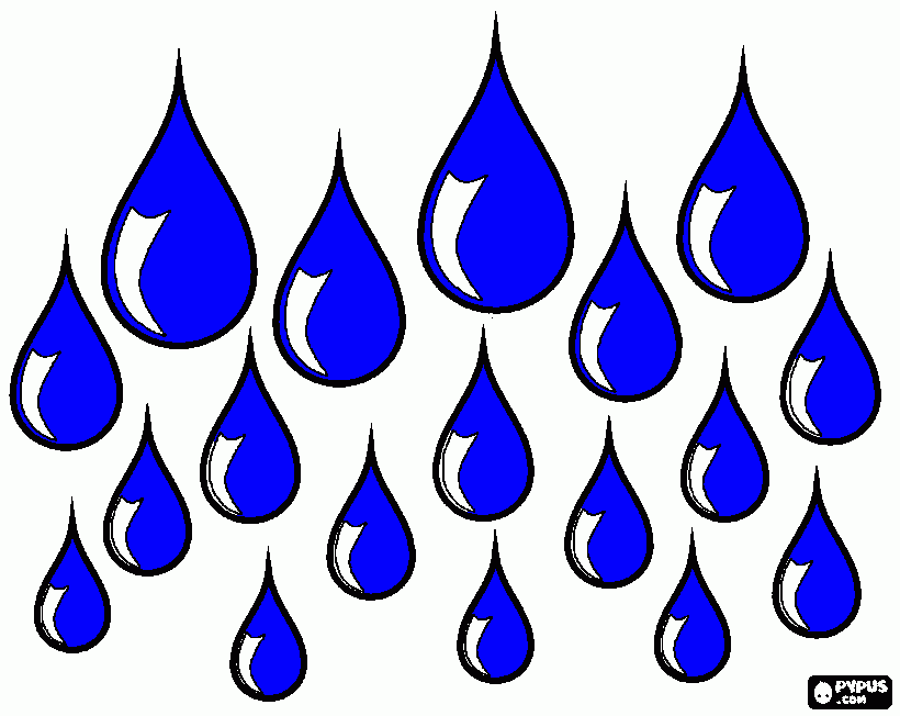 gotas para colorear
