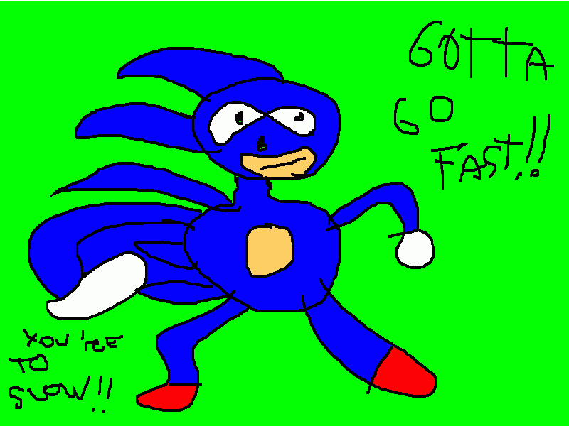 GoTTA gO FaST para colorear