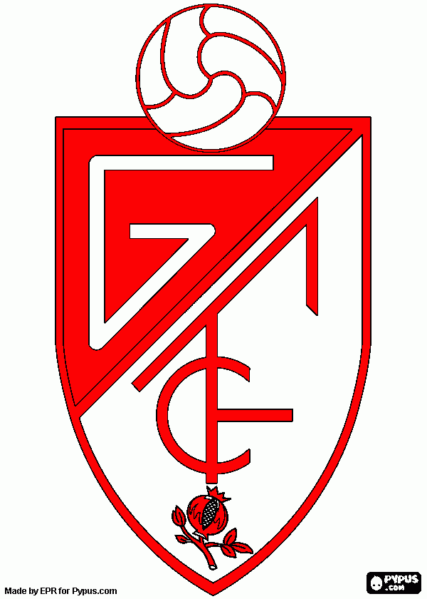granada para colorear