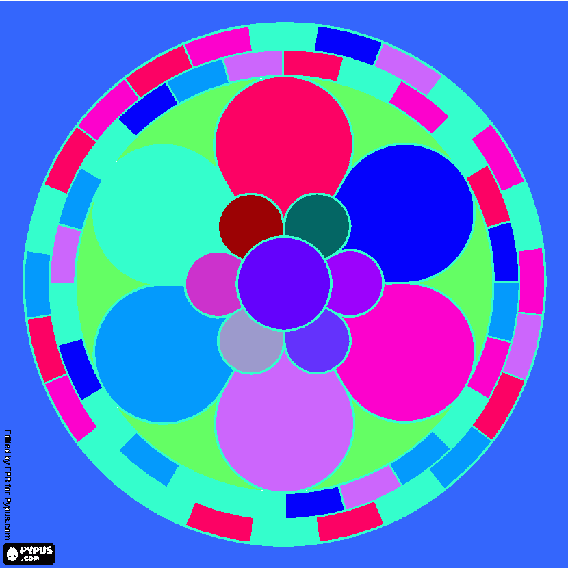 grasia y bellesa para colorear