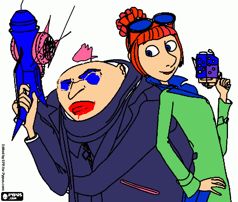 gru 3 para colorear