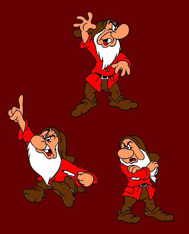 grumpy para colorear
