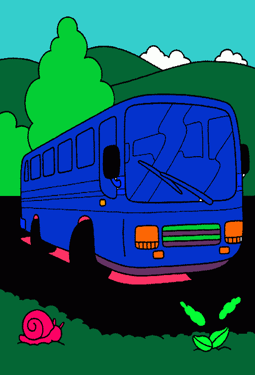 guagua para colorear