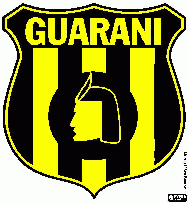 GUARANI FC para colorear