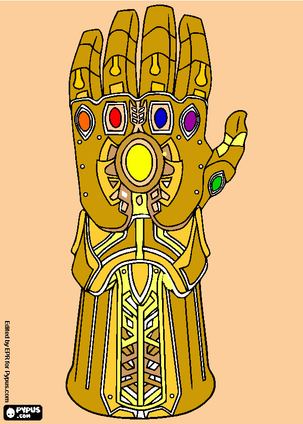 guentelete para colorear