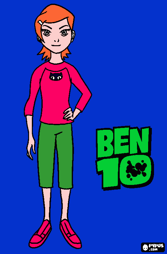 gwen mi mejor amiga  para colorear