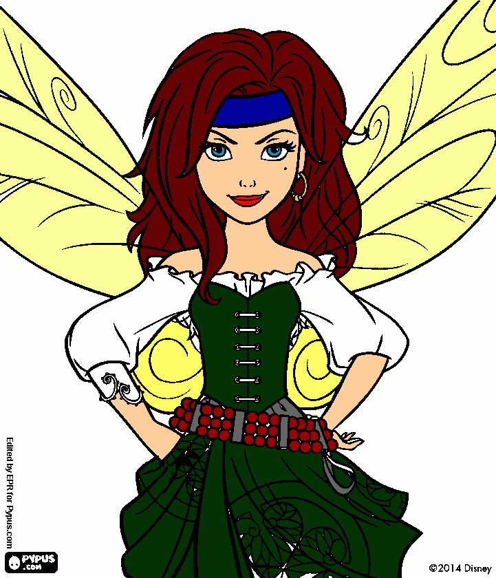 hada zarina  para colorear