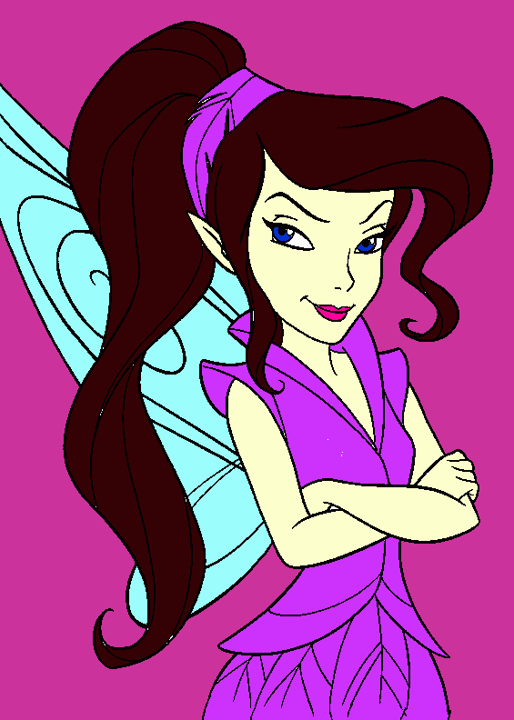 hadas,mala y bonita para colorear