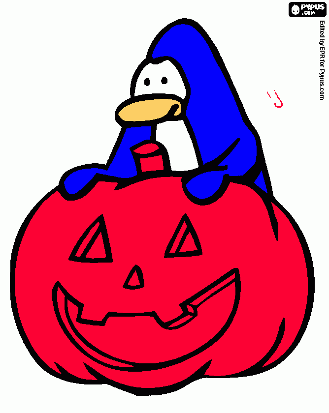 hallowin para colorear