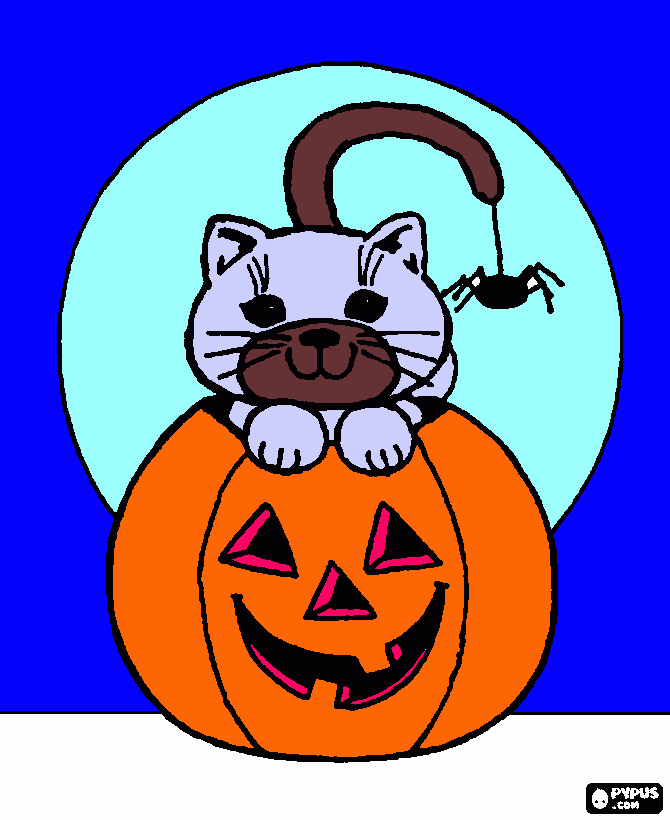 haloween para colorear