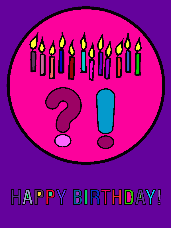 happy birthday para colorear