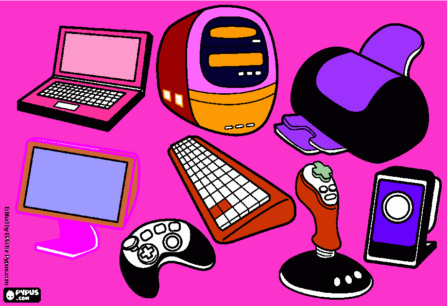 hardware para colorear