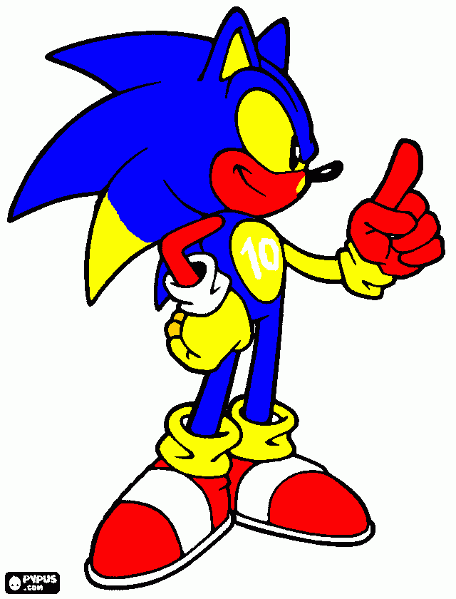 HARRY POTTER OBAMA SONIC 10 para colorear
