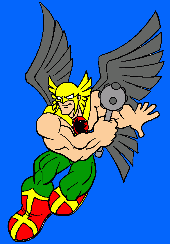 hawkman para colorear