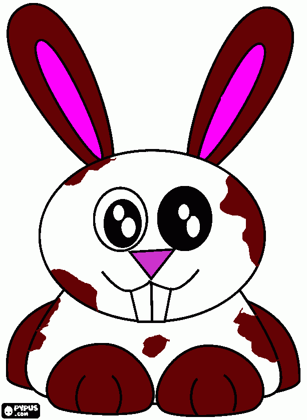 hecho por manchas para colorear
