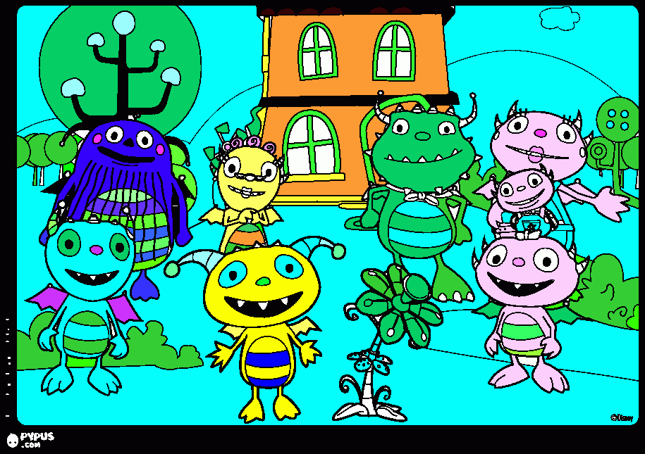 henry mostrito para colorear