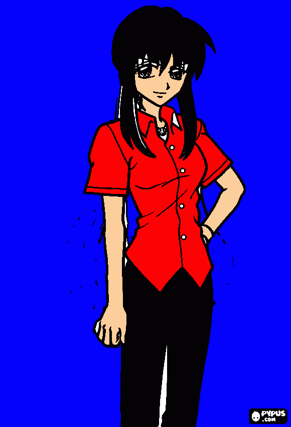 hermana mayor de violeta para colorear