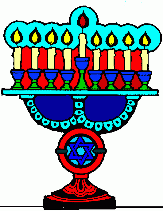 hermoso hanukia para colorear