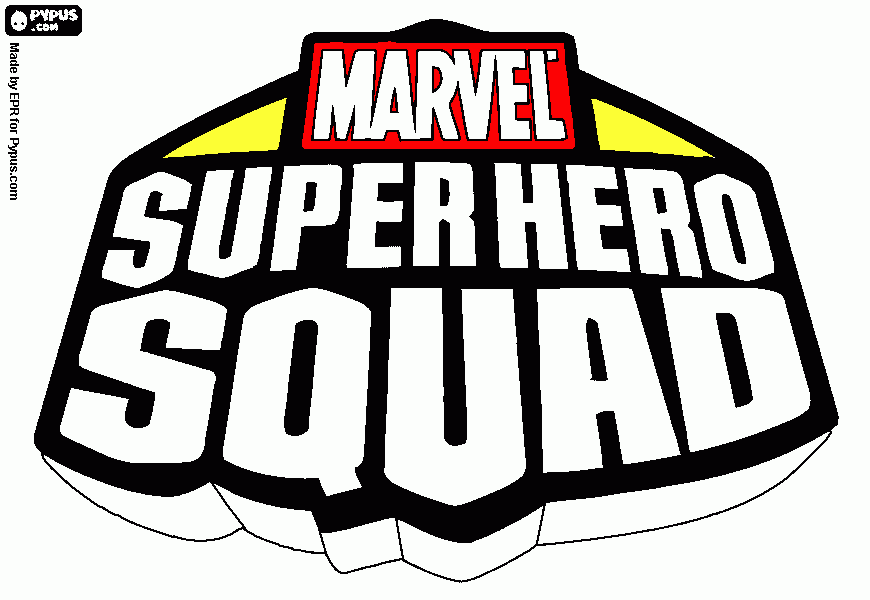 heros para colorear