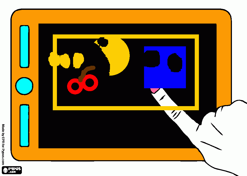 Hice la tableta para colorear