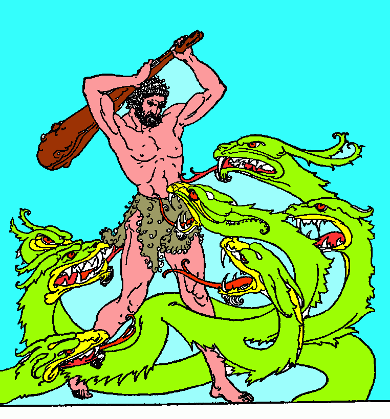 hidra para colorear