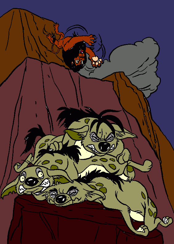 hienas Edy edd para colorear
