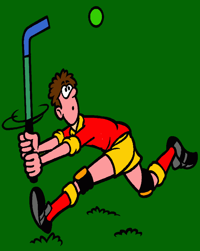 hockey muñeco para colorear