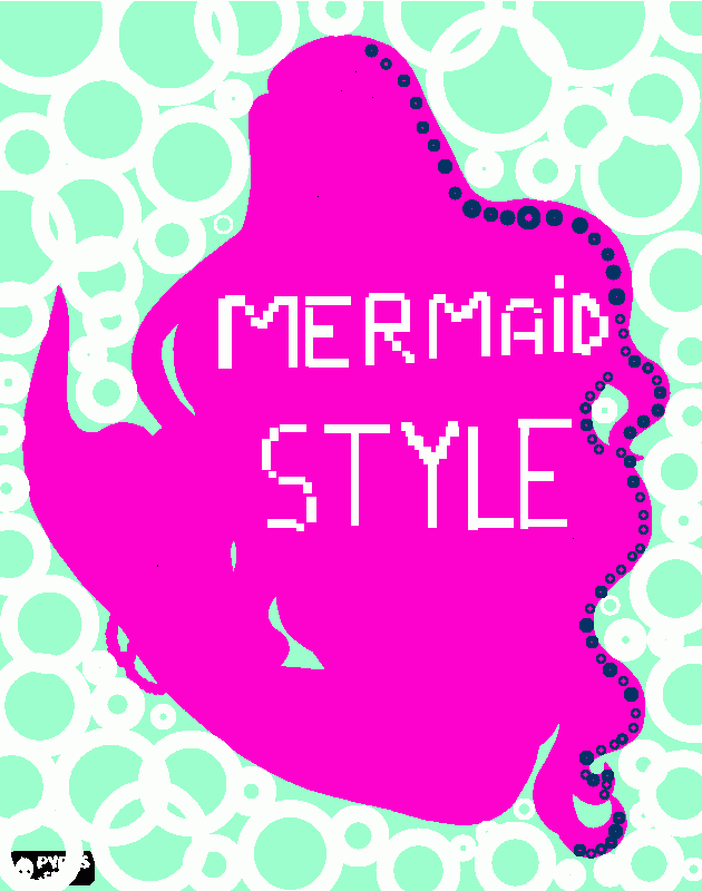 hola Mermaid Style para colorear