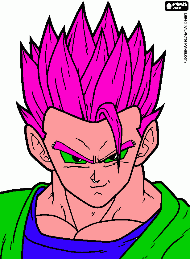 hola soy julian esto seria vacano en dbs gohan ssj rose para colorear