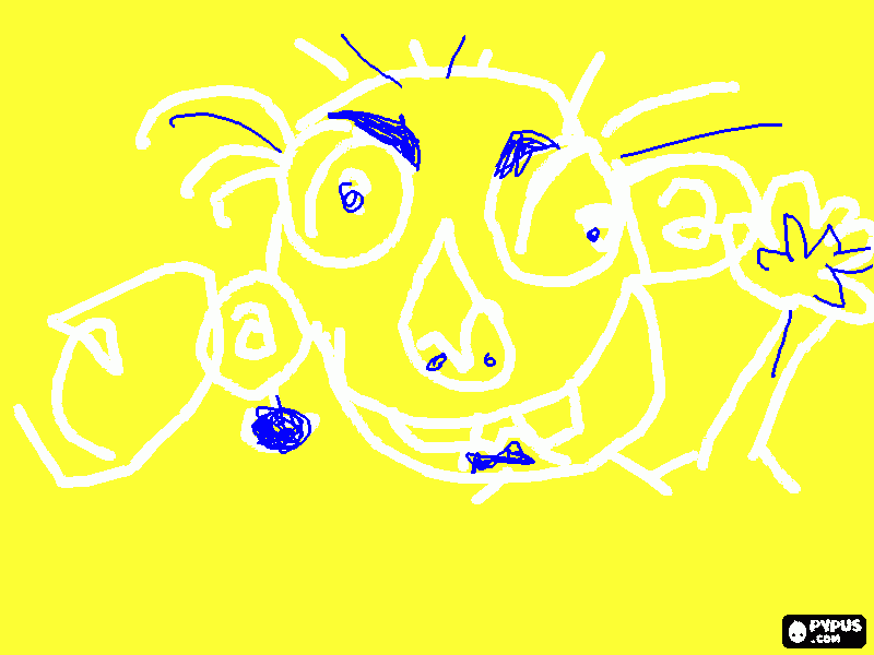 Hola soy monga para colorear